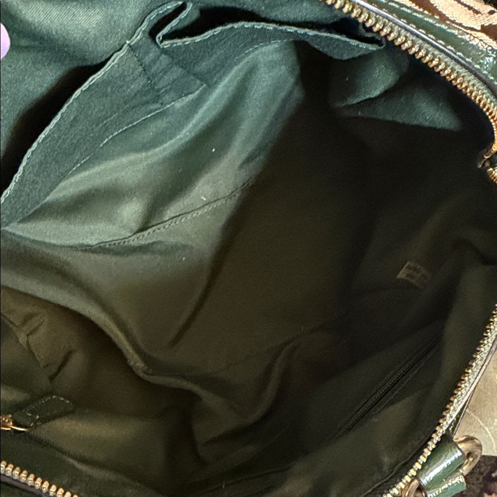 Coach Signature Canvas and Green Leather Satchel Final Sale ❌❌ - Picture 11 of 11
